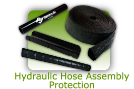 Hydraulic hose assembly protection