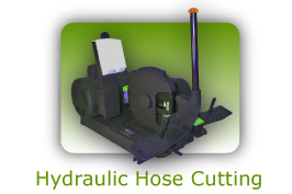 Hydraulic hose cutting